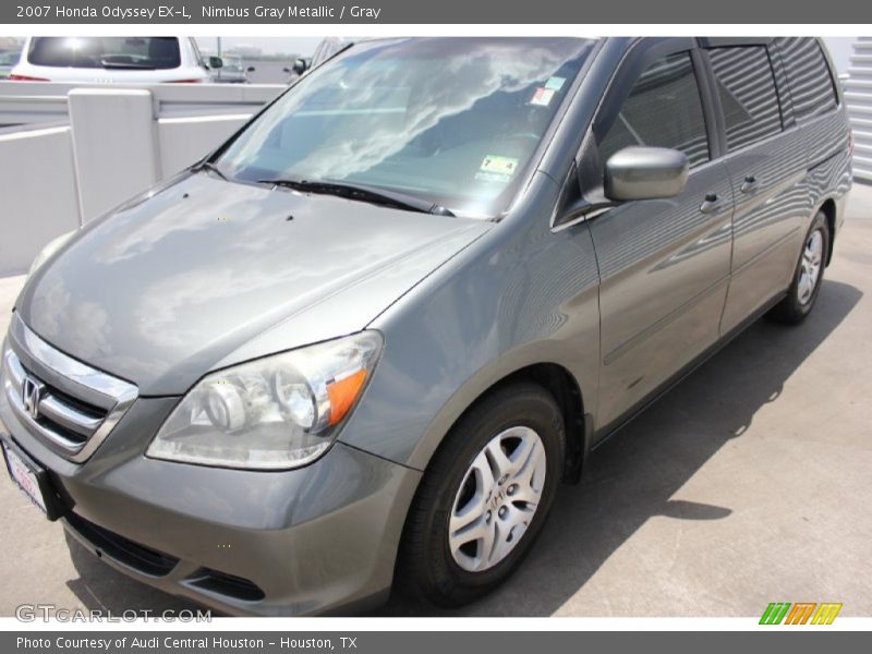 Nimbus Gray Metallic / Gray 2007 Honda Odyssey EX-L