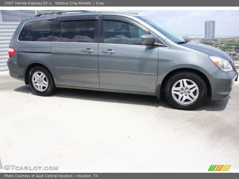 Nimbus Gray Metallic / Gray 2007 Honda Odyssey EX-L