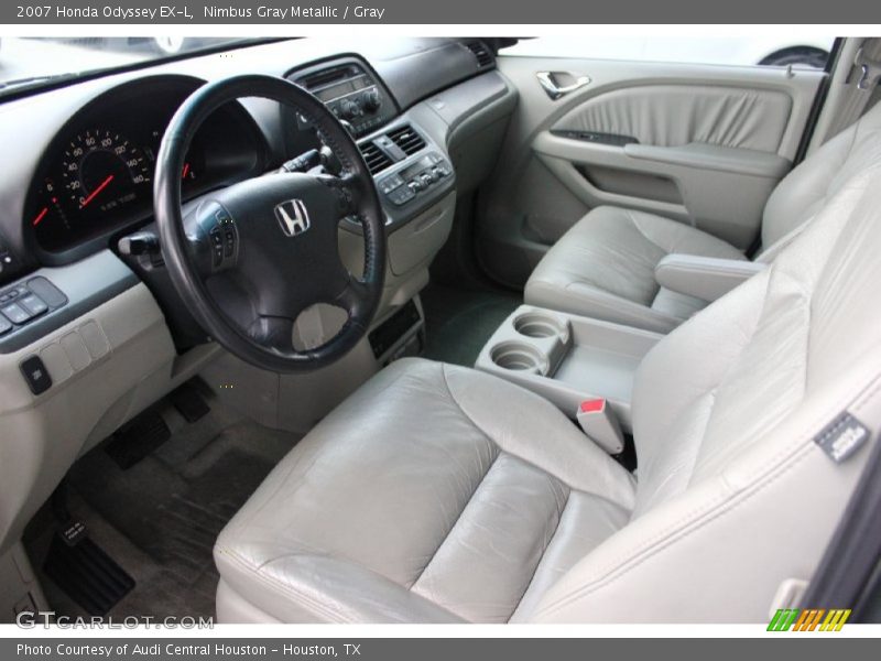 Nimbus Gray Metallic / Gray 2007 Honda Odyssey EX-L