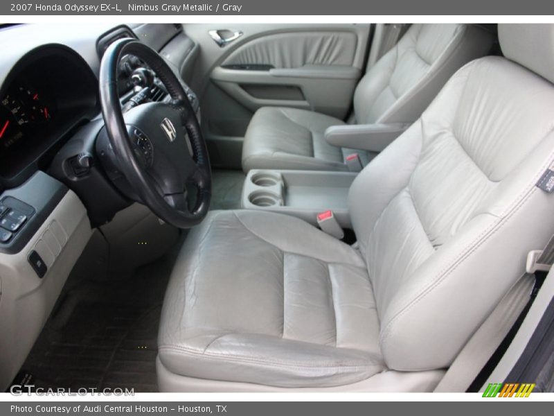 Nimbus Gray Metallic / Gray 2007 Honda Odyssey EX-L