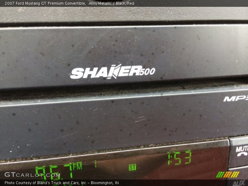 Alloy Metallic / Black/Red 2007 Ford Mustang GT Premium Convertible