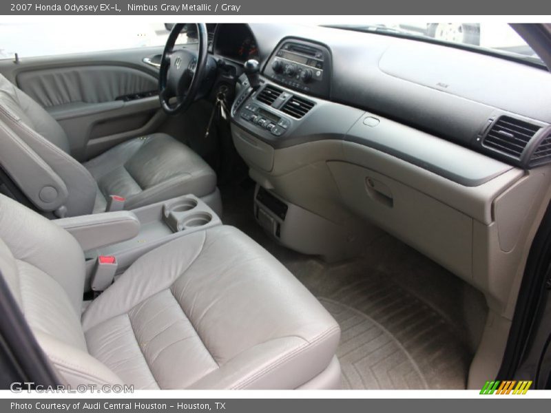 Nimbus Gray Metallic / Gray 2007 Honda Odyssey EX-L