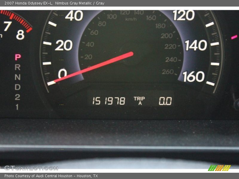 Nimbus Gray Metallic / Gray 2007 Honda Odyssey EX-L