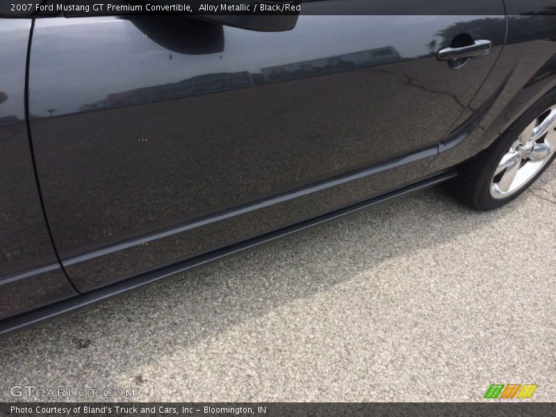 Alloy Metallic / Black/Red 2007 Ford Mustang GT Premium Convertible