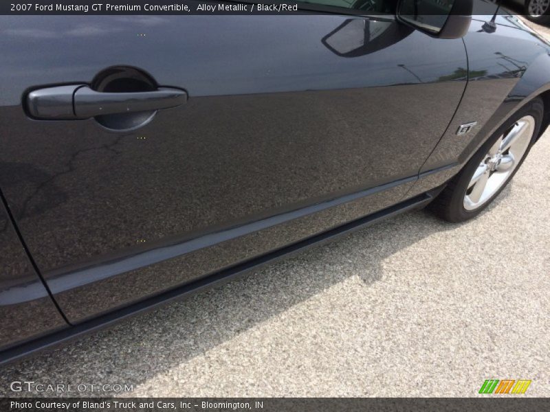 Alloy Metallic / Black/Red 2007 Ford Mustang GT Premium Convertible