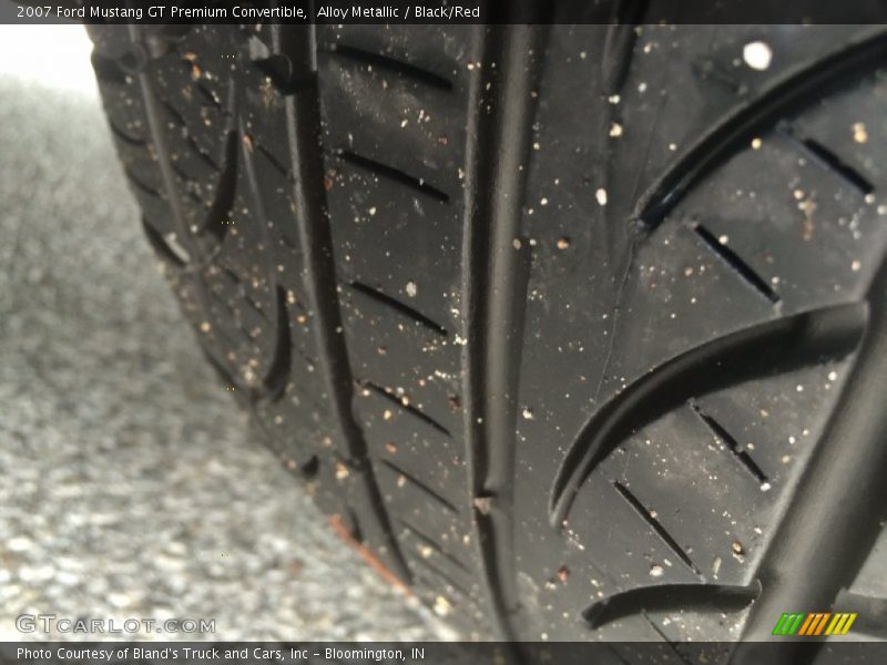 Alloy Metallic / Black/Red 2007 Ford Mustang GT Premium Convertible