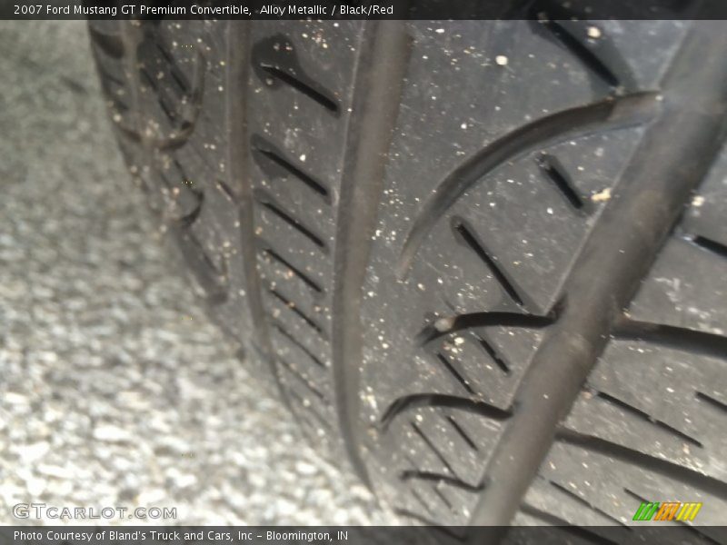 Alloy Metallic / Black/Red 2007 Ford Mustang GT Premium Convertible
