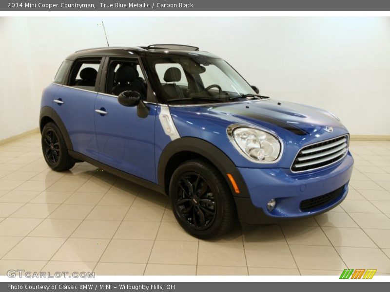 True Blue Metallic / Carbon Black 2014 Mini Cooper Countryman