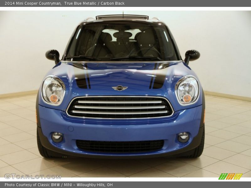 True Blue Metallic / Carbon Black 2014 Mini Cooper Countryman
