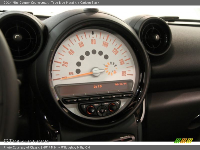 True Blue Metallic / Carbon Black 2014 Mini Cooper Countryman
