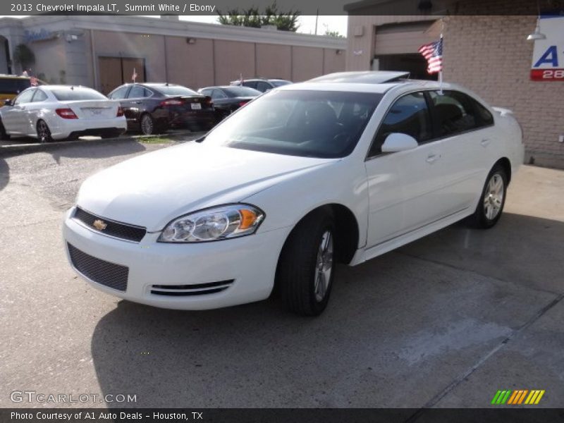 Summit White / Ebony 2013 Chevrolet Impala LT