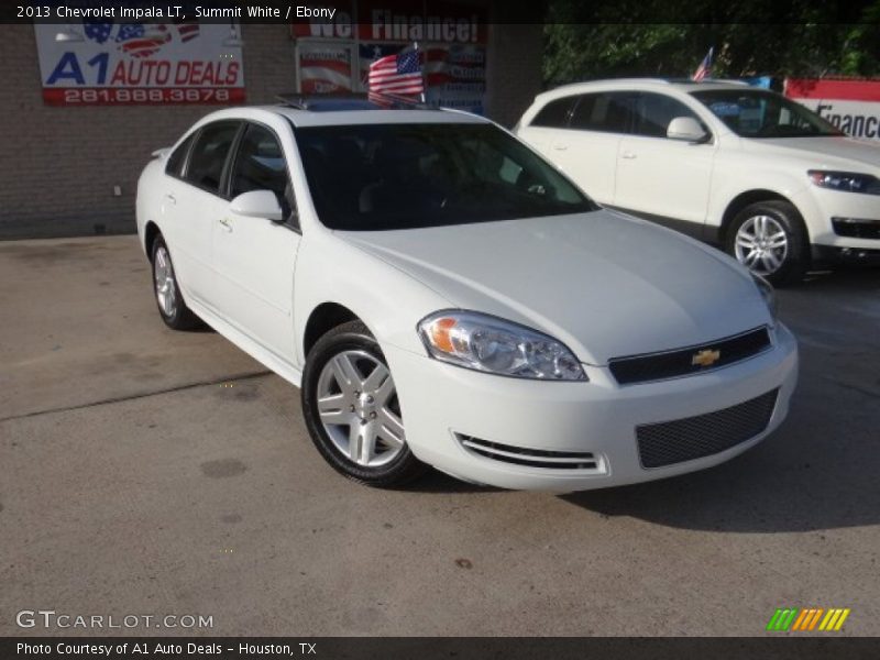 Summit White / Ebony 2013 Chevrolet Impala LT