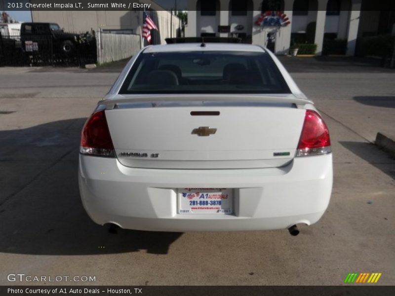 Summit White / Ebony 2013 Chevrolet Impala LT