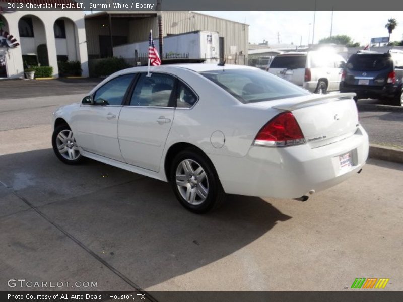 Summit White / Ebony 2013 Chevrolet Impala LT