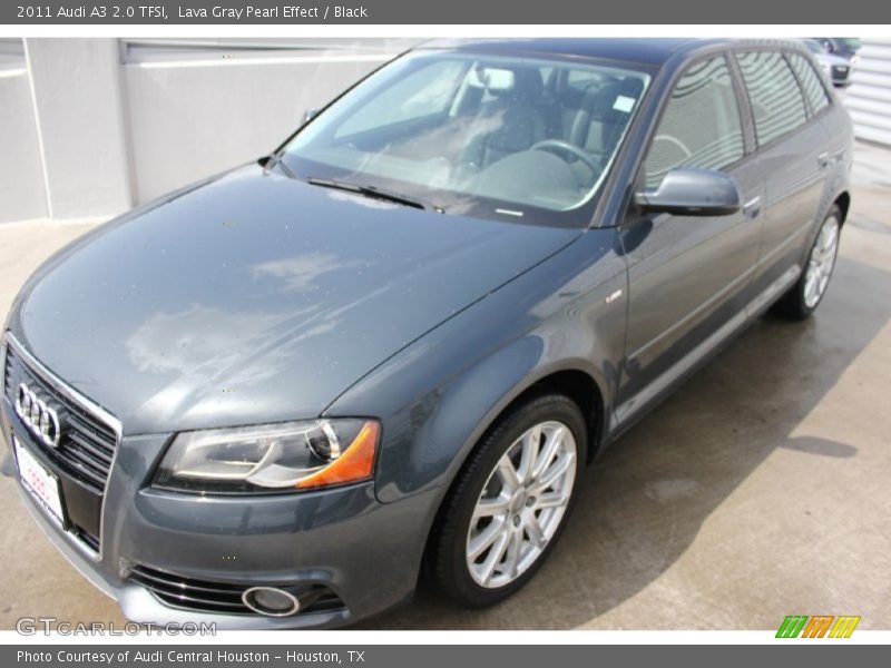 Lava Gray Pearl Effect / Black 2011 Audi A3 2.0 TFSI