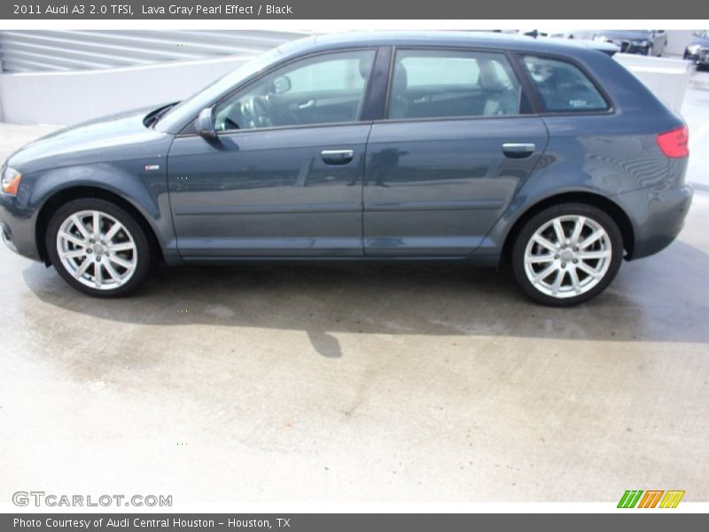 Lava Gray Pearl Effect / Black 2011 Audi A3 2.0 TFSI