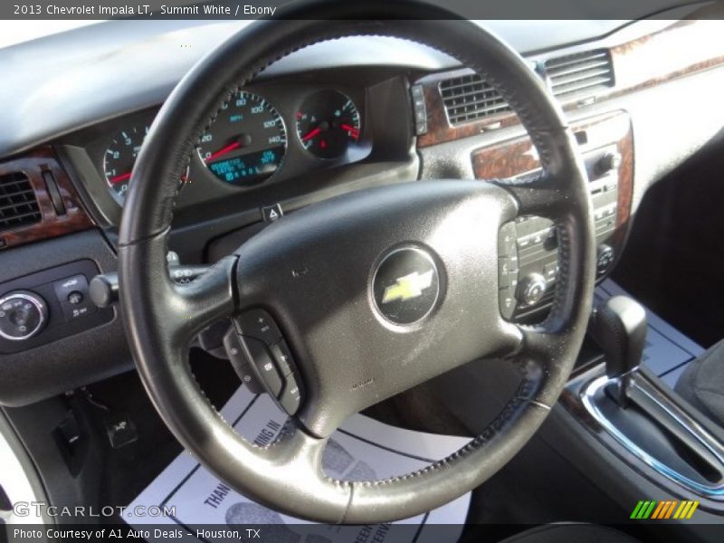 Summit White / Ebony 2013 Chevrolet Impala LT