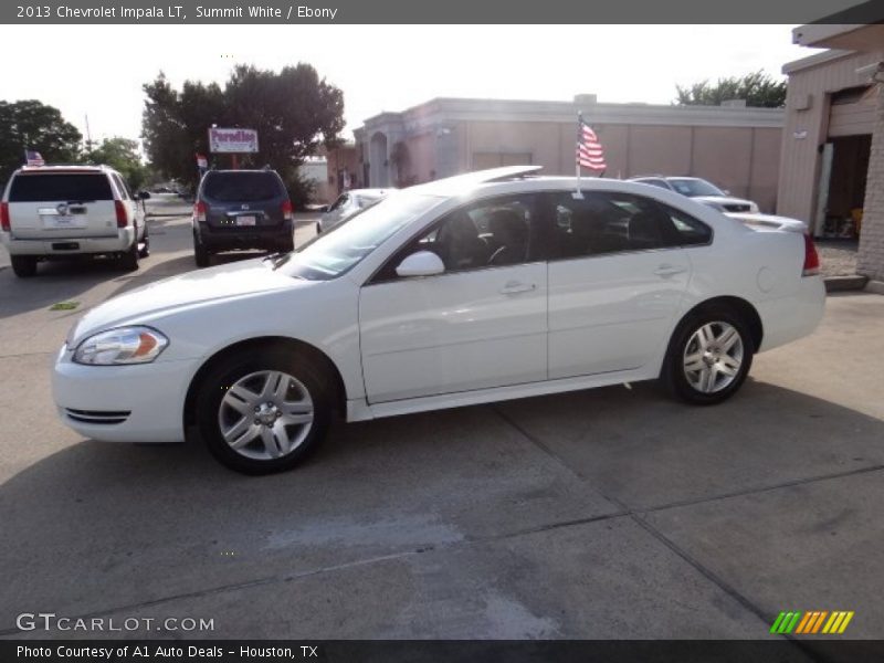 Summit White / Ebony 2013 Chevrolet Impala LT