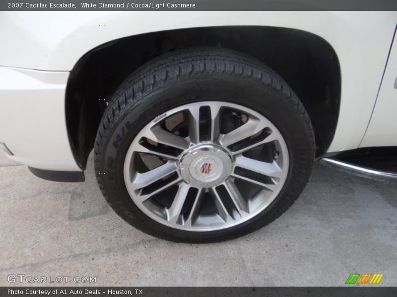 White Diamond / Cocoa/Light Cashmere 2007 Cadillac Escalade