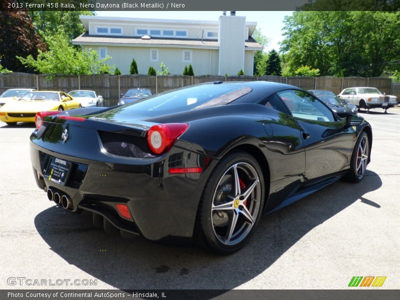 Nero Daytona (Black Metallic) / Nero 2013 Ferrari 458 Italia