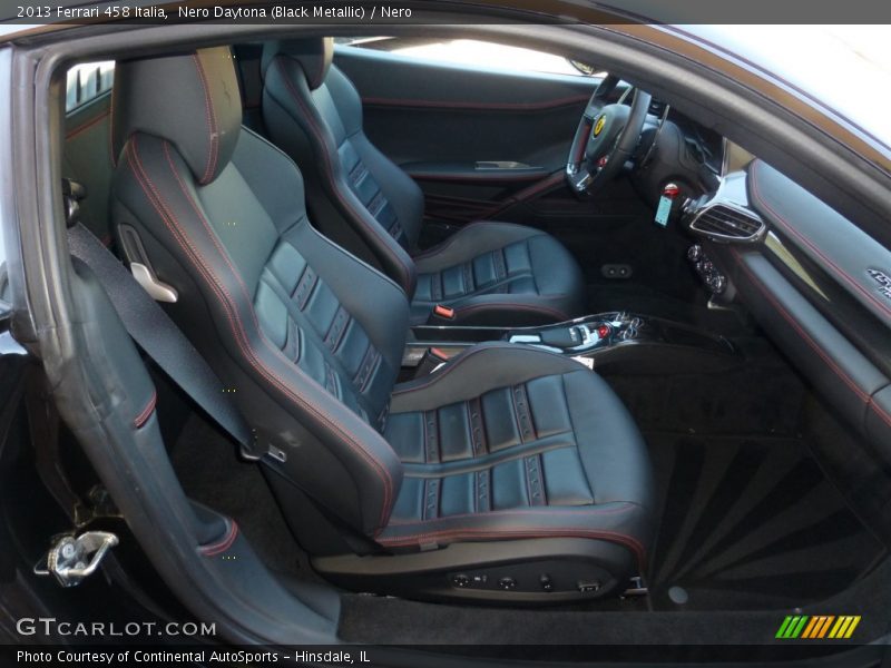 Front Seat of 2013 458 Italia