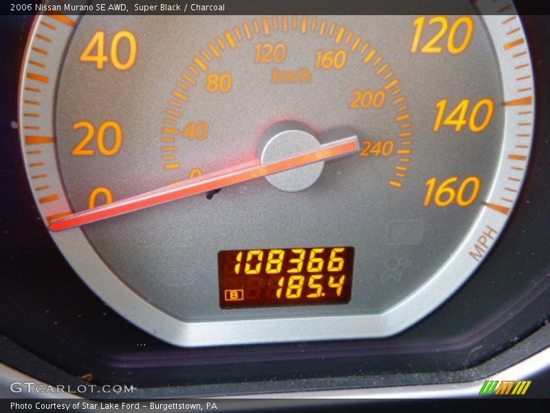 Super Black / Charcoal 2006 Nissan Murano SE AWD