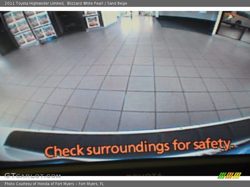Blizzard White Pearl / Sand Beige 2011 Toyota Highlander Limited