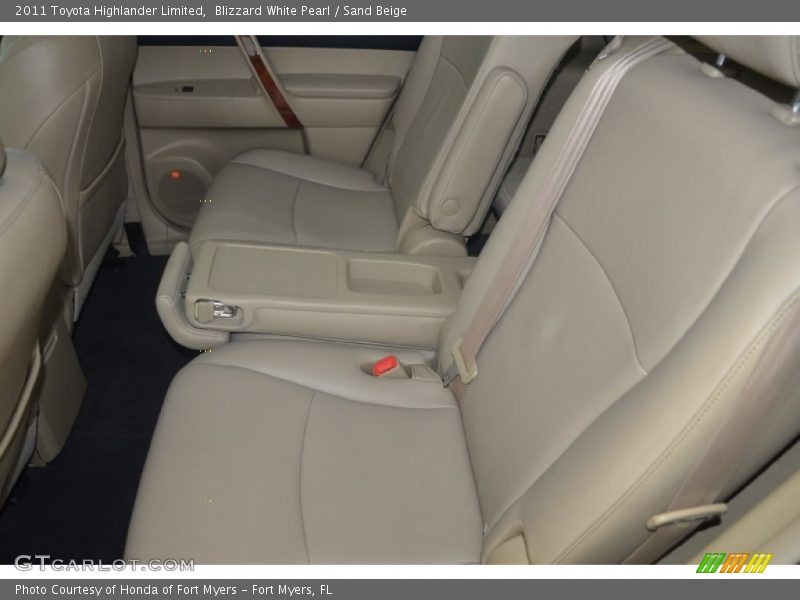 Blizzard White Pearl / Sand Beige 2011 Toyota Highlander Limited