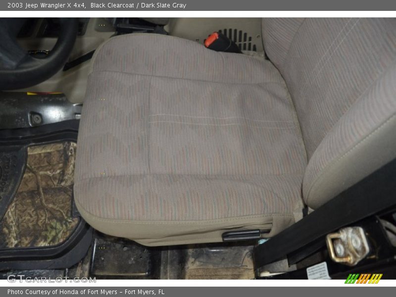 Black Clearcoat / Dark Slate Gray 2003 Jeep Wrangler X 4x4