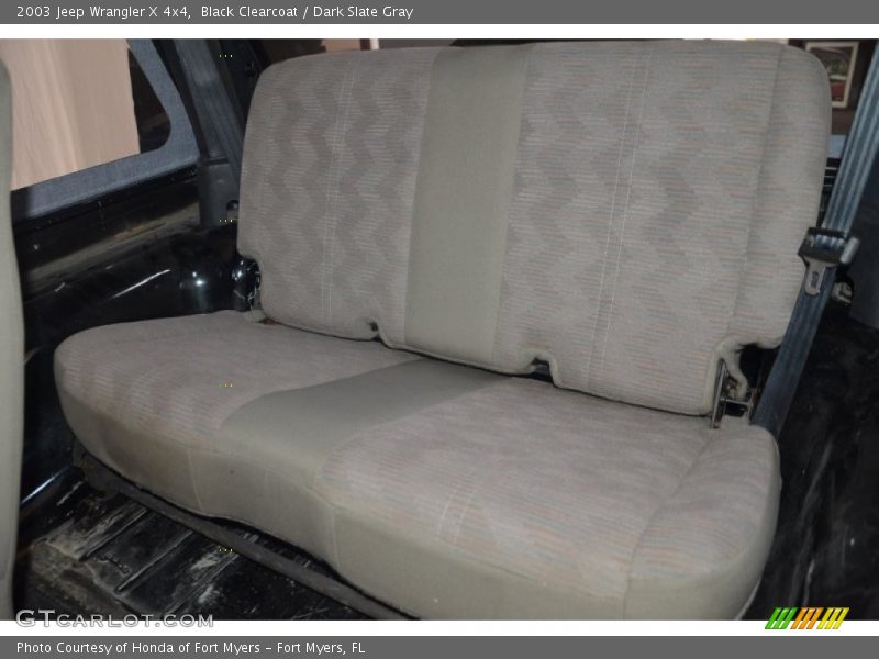 Black Clearcoat / Dark Slate Gray 2003 Jeep Wrangler X 4x4