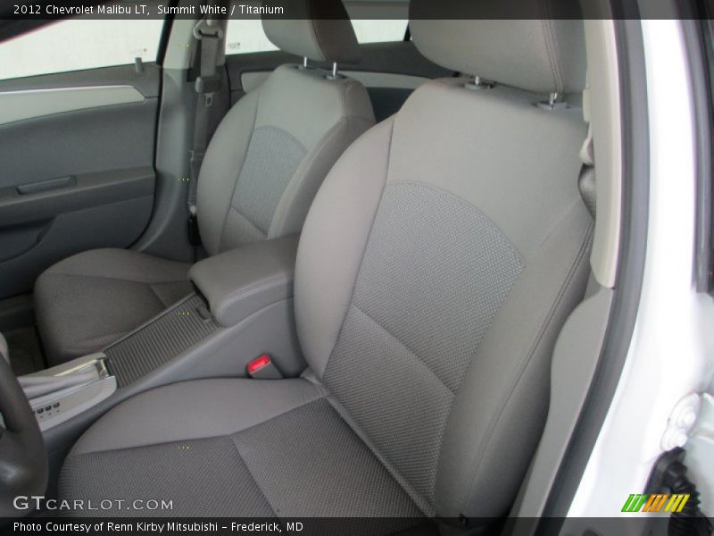 Summit White / Titanium 2012 Chevrolet Malibu LT