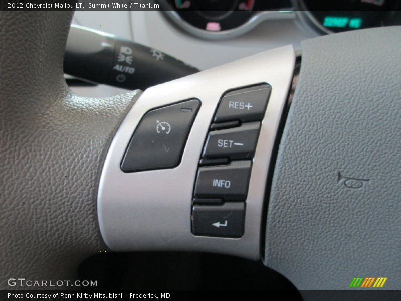Summit White / Titanium 2012 Chevrolet Malibu LT