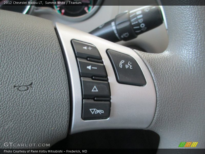 Summit White / Titanium 2012 Chevrolet Malibu LT