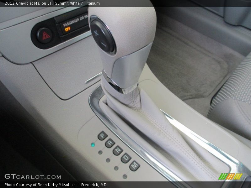 Summit White / Titanium 2012 Chevrolet Malibu LT