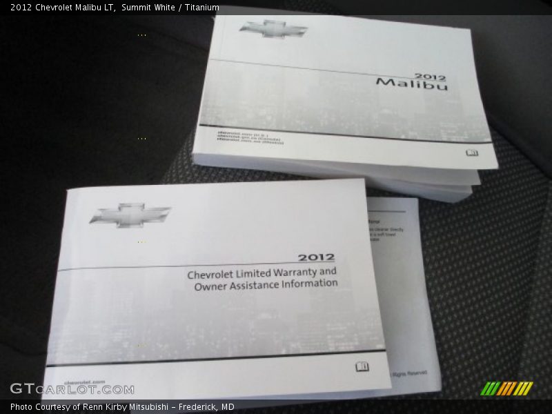 Summit White / Titanium 2012 Chevrolet Malibu LT