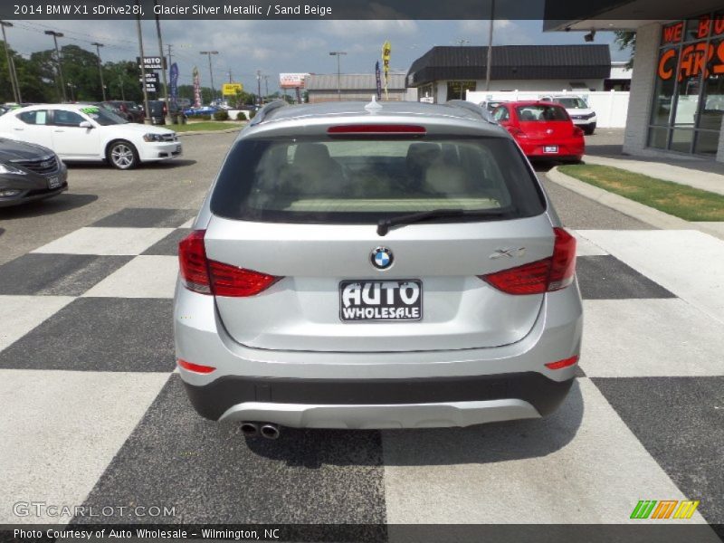 Glacier Silver Metallic / Sand Beige 2014 BMW X1 sDrive28i