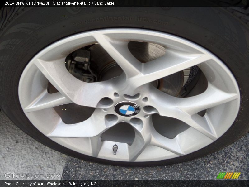 Glacier Silver Metallic / Sand Beige 2014 BMW X1 sDrive28i