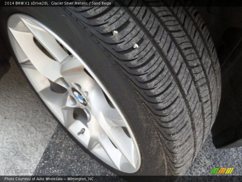 Glacier Silver Metallic / Sand Beige 2014 BMW X1 sDrive28i