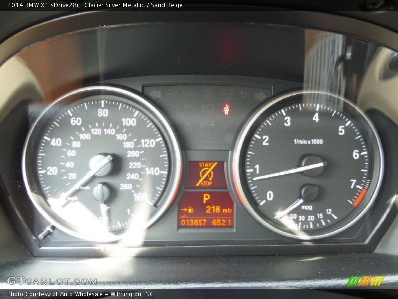 Glacier Silver Metallic / Sand Beige 2014 BMW X1 sDrive28i