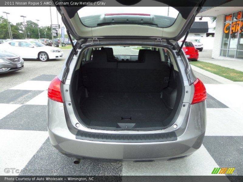 Gotham Gray Metallic / Gray 2011 Nissan Rogue S AWD