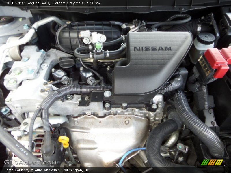 Gotham Gray Metallic / Gray 2011 Nissan Rogue S AWD