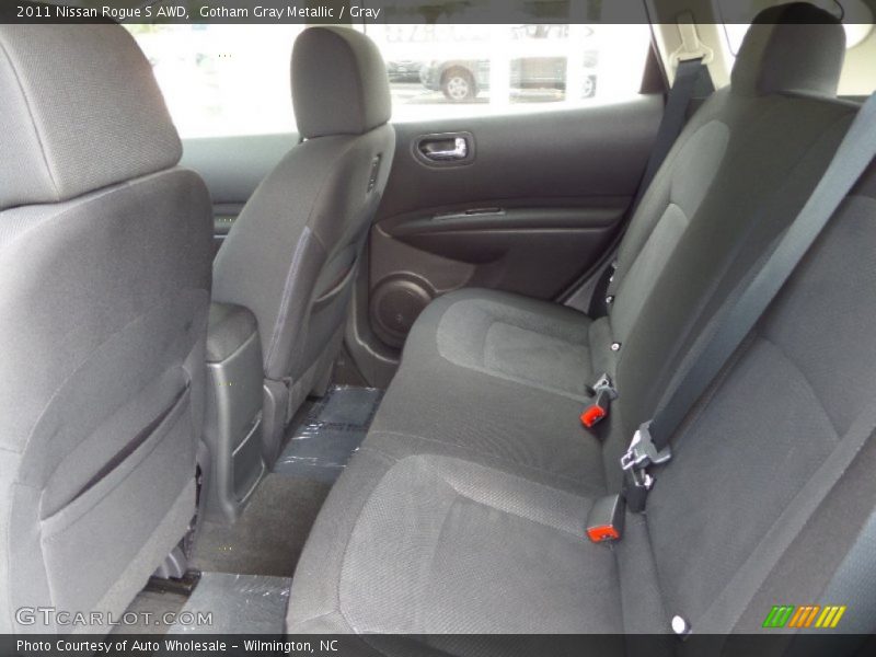 Gotham Gray Metallic / Gray 2011 Nissan Rogue S AWD