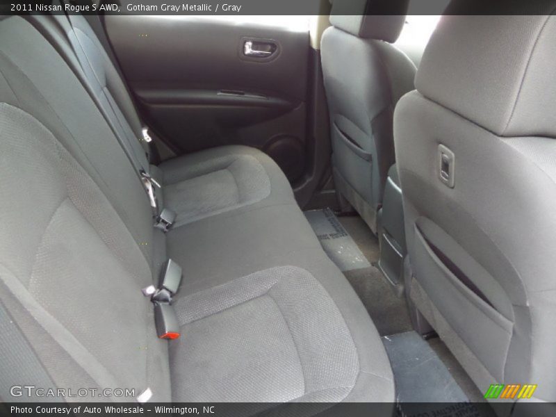 Gotham Gray Metallic / Gray 2011 Nissan Rogue S AWD