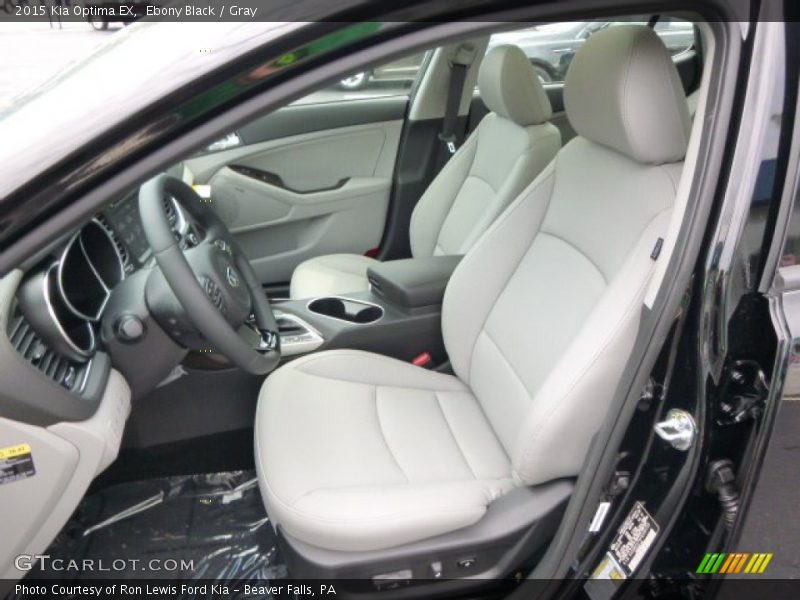 Front Seat of 2015 Optima EX