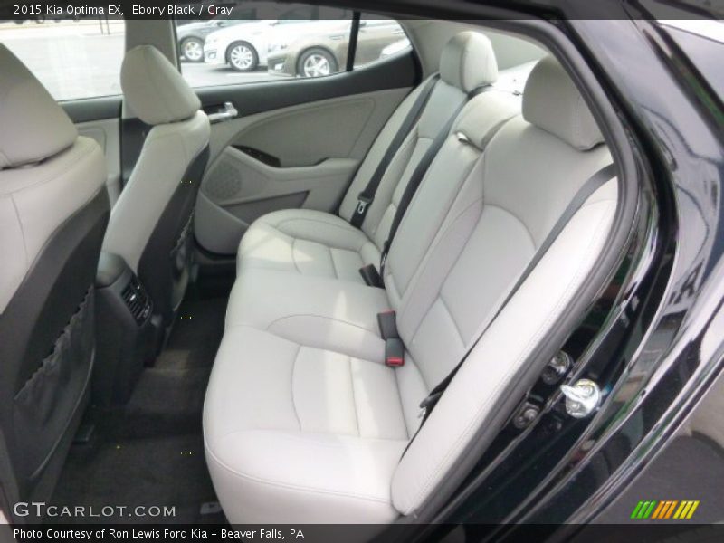 Rear Seat of 2015 Optima EX