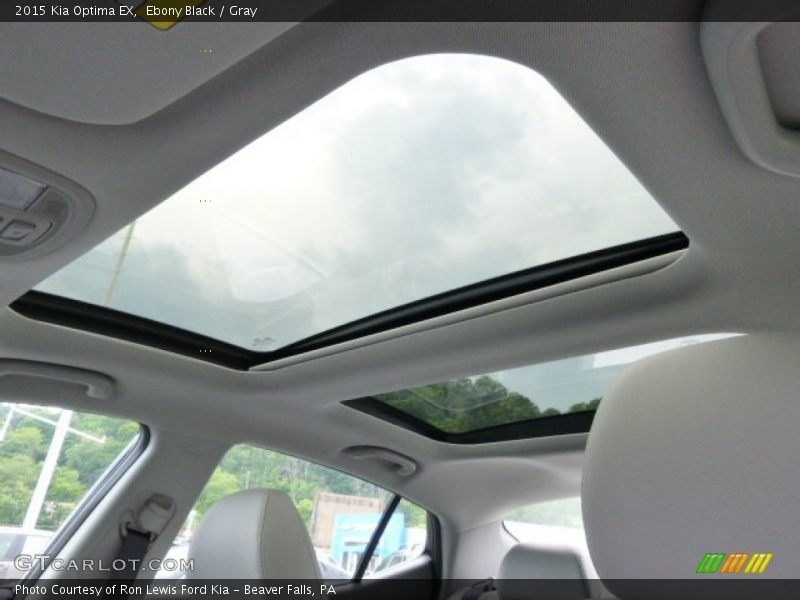 Sunroof of 2015 Optima EX