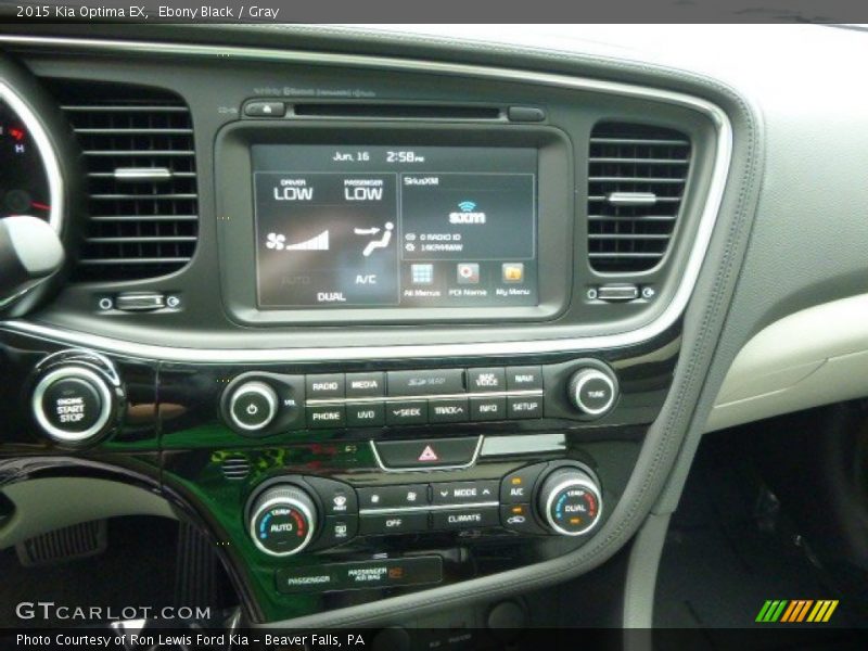 Controls of 2015 Optima EX