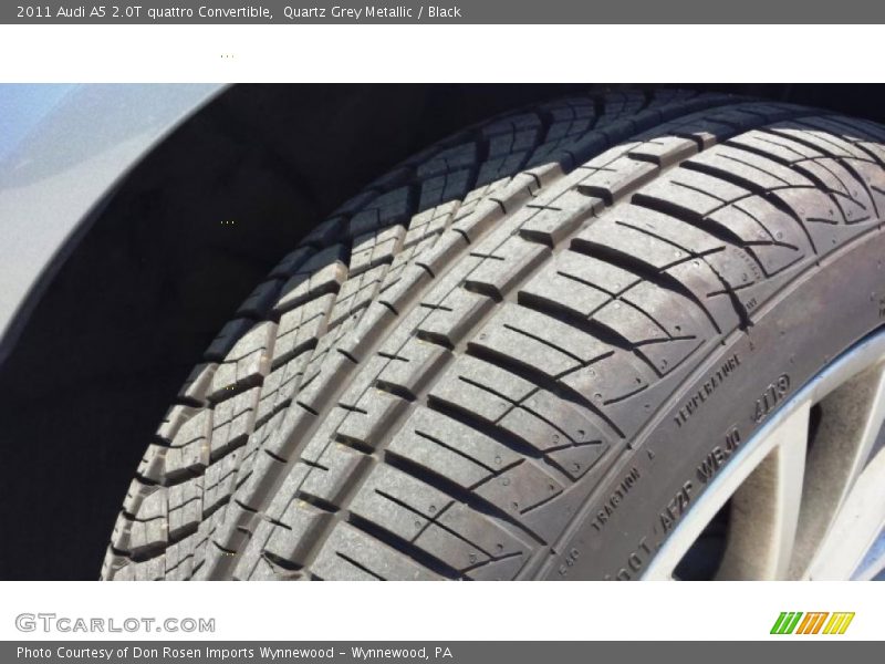Quartz Grey Metallic / Black 2011 Audi A5 2.0T quattro Convertible