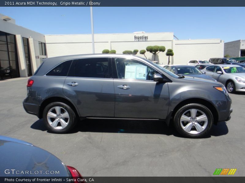 Grigio Metallic / Ebony 2011 Acura MDX Technology