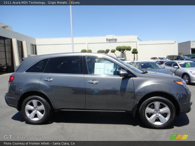 Grigio Metallic / Ebony 2011 Acura MDX Technology